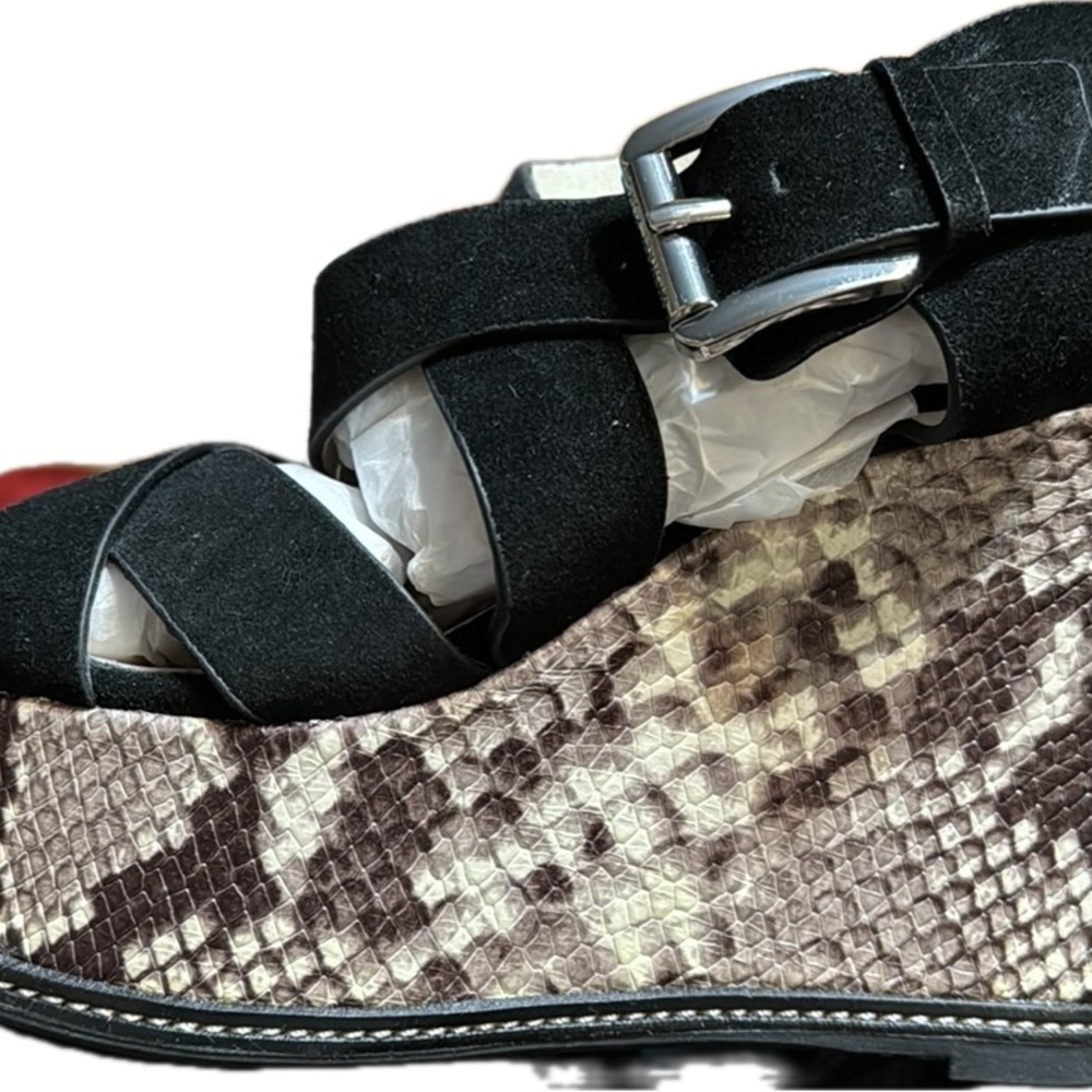 Michael Kors Celia Mid Wedge black/natural Suede